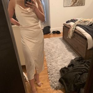 Small Champagne Slip Dress